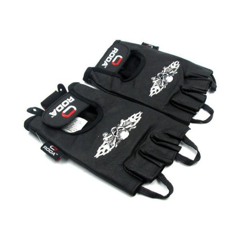 Guantes Chopper Skull Negro Roda Para Moto